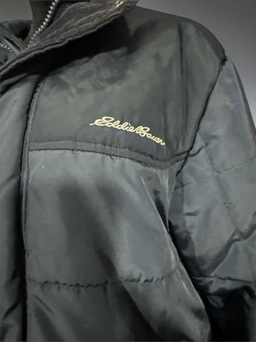 Eddie Bauer Quilted Puffer Jacket - Dark Blue - Picture 6 of 12